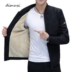 DIMUSI Men's Bomber Zipper Jacket